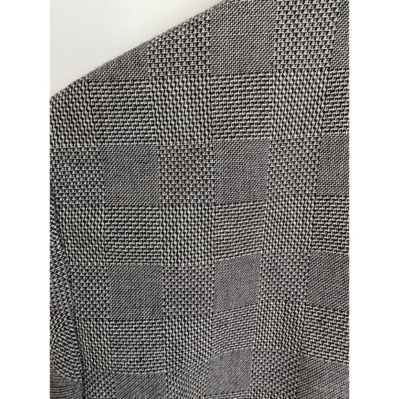 Vintage 90s Cropped Blazer Structured Minimalist Jacket Sharp Shoulders SZ 2P - Picture 7 of 10